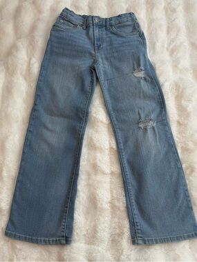 Girls Levi’s 94’ Baggy Jeans Size 10 Light Wash Adjustable waist